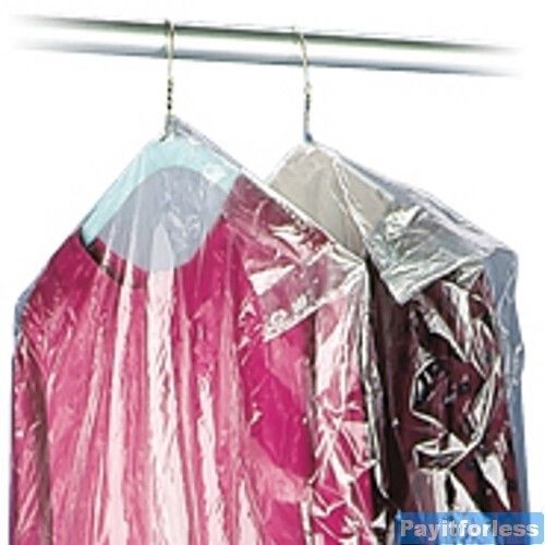 21x4x72 Dry Clean Plastic Garmen Dress Clothes Bags 350