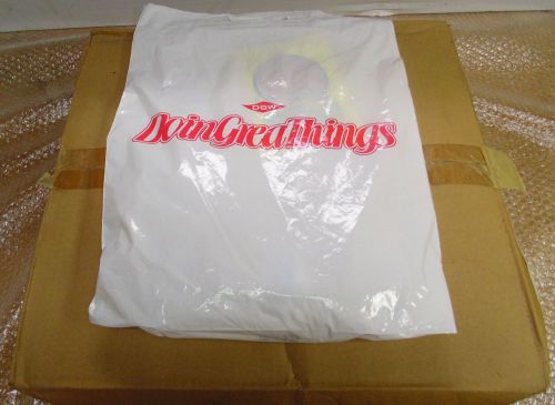 Lot of 1,000 Dow Plastic Bags Retail Grocery Carry Out Shopping