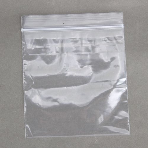 50 - 2x8 clear 2 mil ziplock zip lock bags reclosable plastic jewelry baggies for sale