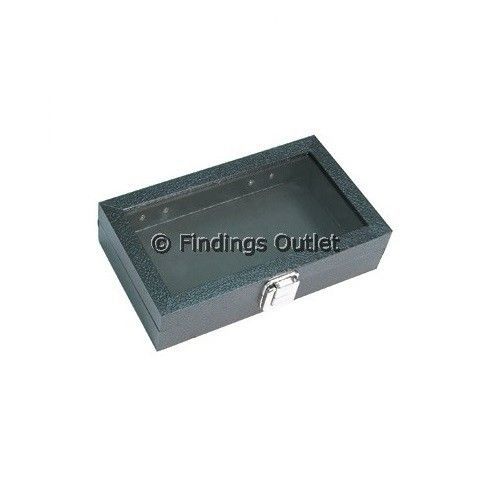 Extra Small Glass Top Tray With Metal Clasps