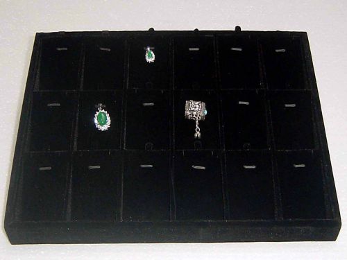 Velvet Pendants Earrings Display Tray Stand JD012c10
