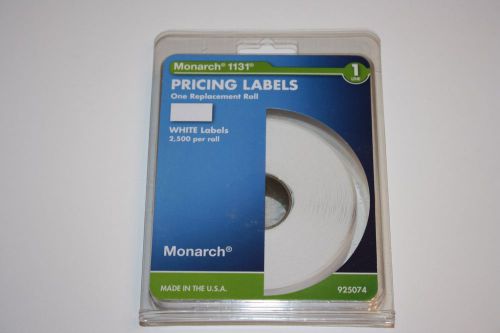 Monarch 1131 pricing labels 2,500 white labels