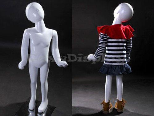 Child fiberglass abstract mannequin dress form display #mz-tom1 for sale
