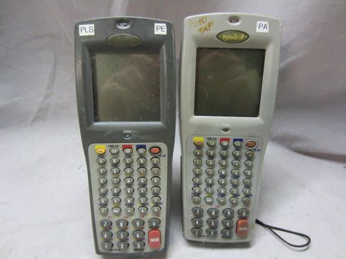 Lot of 2 Motorola Symbol Barcode Scanner TN5250- As Is