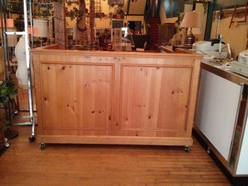 Quality Real Wood Retail Store Checkout Counter  Priced to Sell