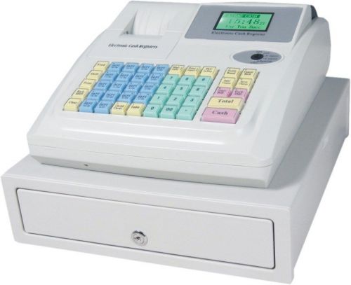 New AIBO M-3100U X-3100 Electronic Cash Register with Drawer 36 Departments