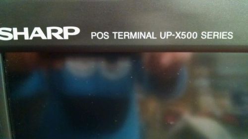 POS Sharp UPX500 Touchscreen Terminal w/card reader and receipt printer