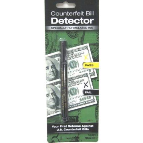 6 Counterfeit Bill Detector Pens- Single Packs