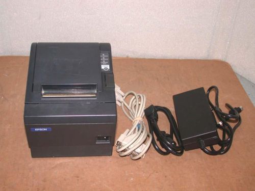 Epson Thermal Receipt Printer TM-T88III Serial M129C AC + Modem Cable Free S&amp;H