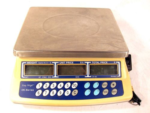 Easy Weigh CK-60 Retail Price Computing Scale 60 lb x 0.01 lb POS System