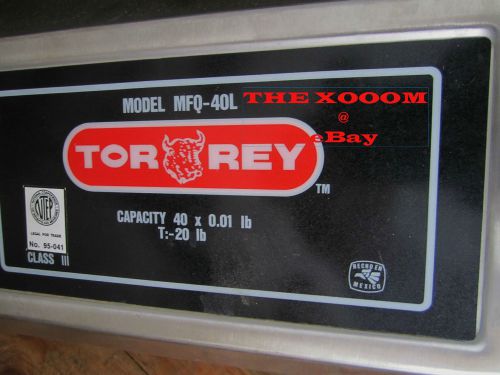 Tor-rey price computing scales mfq-40l for sale