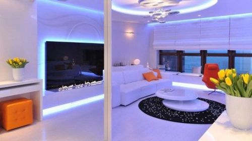 ____Home Automation LED Lighting ___bar club dj disco tiki hardwood floor tile A