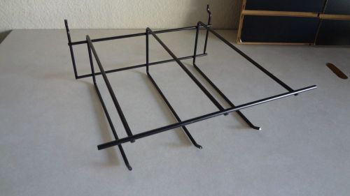 Retail slat-wall display 3 hook black metal wire rack pegboard for sale
