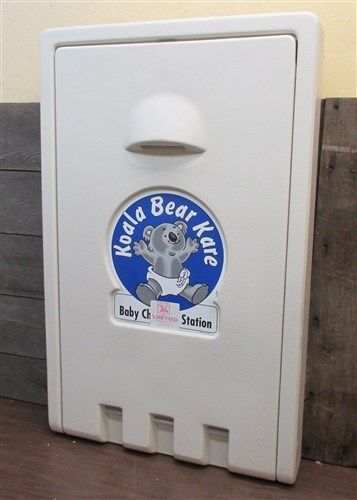 Koala Bear Kare Baby Changing Station Wall Mount Vertical Bathroom Restroom a