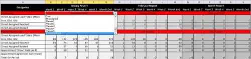 Excel Spreadsheet Organizing Services