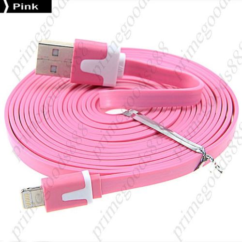 3M USB Cable Sync Data Charging Lightning Cables Cord 3 m Charger Long Pink