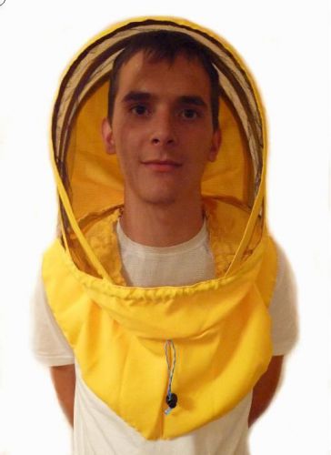 New yellow color hat veil mask - beekeeper beekeeping equipment clothes for sale