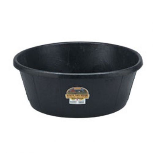 15 gallon rubber tub pet livestock feeding shop supplies multi purpose black for sale