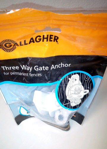 New gallagher three way gate anchor for permanent fences