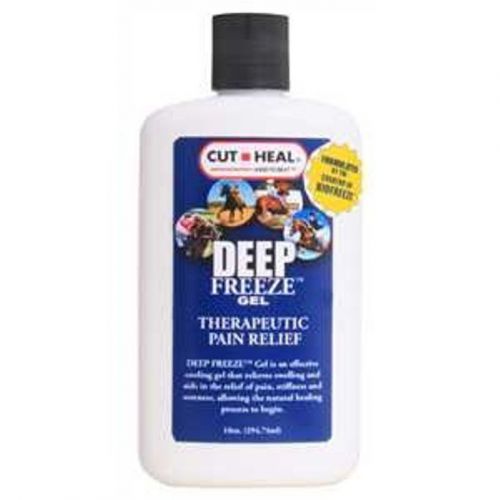 DEEP FREEZE Thera Pain Relief Gel 10 oz Horse Equine Cooling Therapeutic Stiff