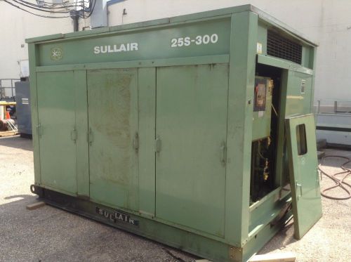 Air compressor sullair 25s-300 300 hp 100 psig $ 9500.00 for sale