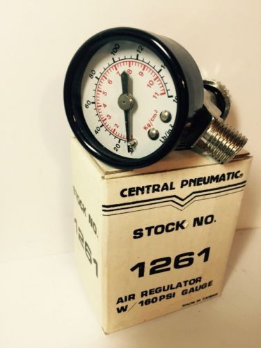 Air Regulator W/Easy-Read Gauge 0-160 PSI Pressure Air Gauge