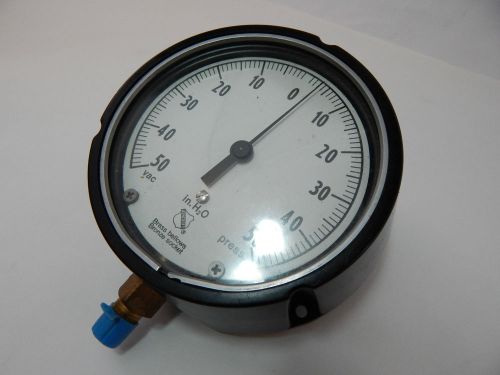 Ashcroft pressure gauge 0-50 psi, 0-50 vac. 50-50 in. h2o for sale