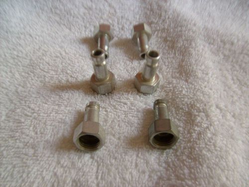 Lot of 6  nos binks air hose line - paint gun tool fitting 72-445   72445 for sale