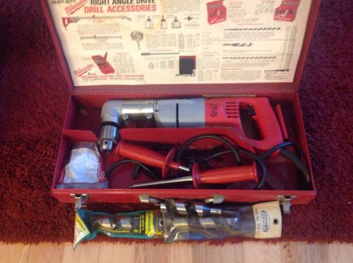 Milwaukee 1001- 1 1/2&#034; Heavy-Duty Right Angle Drill With Case