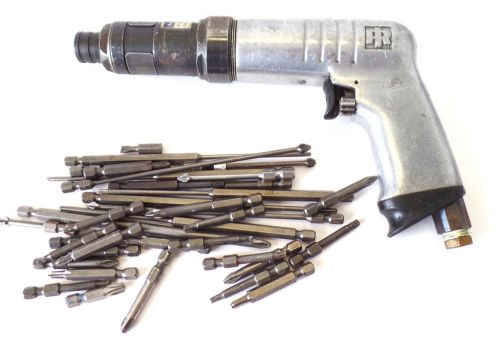 Nice ingersoll rand 1/4&#034; reversible screw gun &amp; big apex assortment  usa made for sale