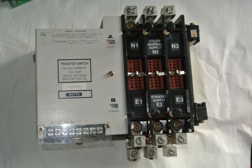 GENERAC 100 AMP 600/480 VAC TRANSFER SWITCH