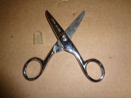 Ideal electrician scissors 35-088 with stripping notches for sale