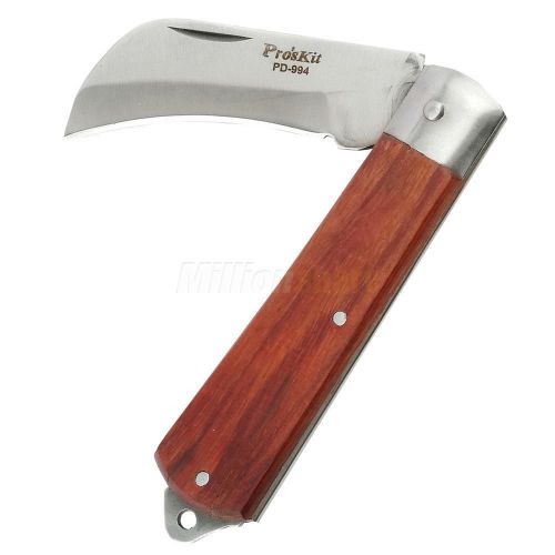 New pro&#039;skit pd-994 stainless steel electrician&#039;s knife pocket knife 185mm for sale