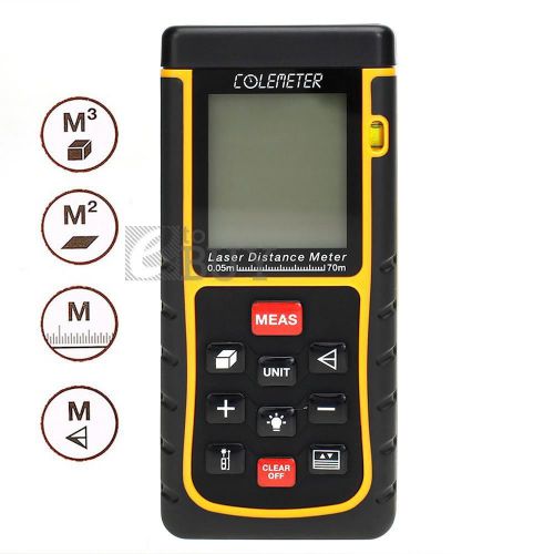 Digital handheld laser distance meter tester area volume measure 0.2m to 70m for sale