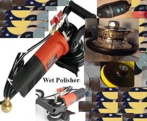 Wet polisher v40 1-1/2&#034; 40mm full bullnose router bit diamond 15 pad granite for sale