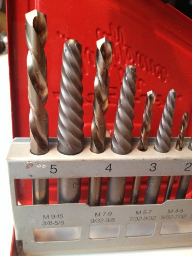 Snap on 10 piece drill extractor set #exdl10 machinist mechanic hobbyist tool for sale