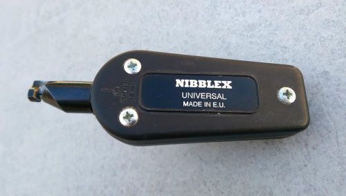 Nibblex Universal Made in E.U. Cutter for SS, GALVA, SHEET, COPPER,PVC,SYNTHETIC