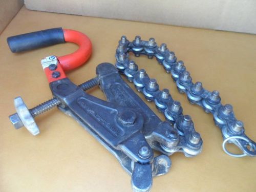*nice ridgid no. 226 chain cast iron soil pipe snap cutter lightly used for sale