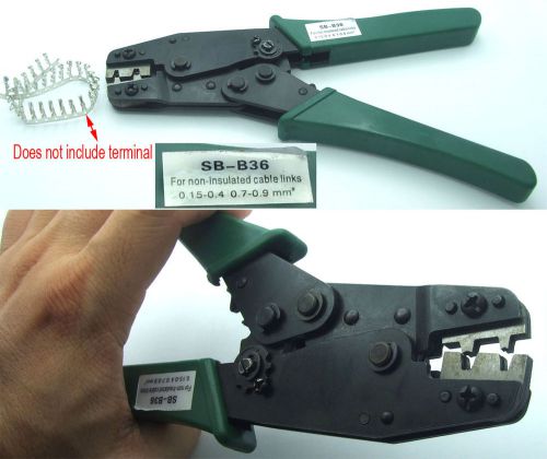 For non insulated cable links 0.15-0.4 0.7-0.9mm? pliers Terminals crimping tool