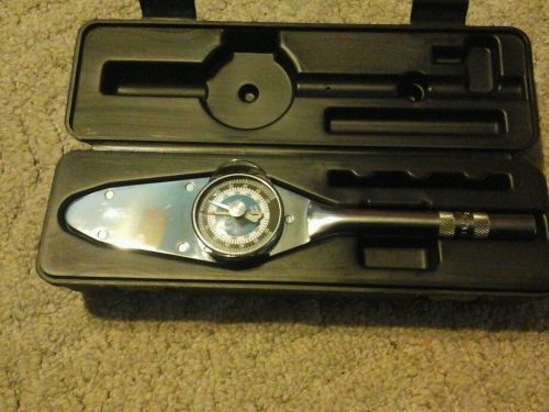 Precision Instruments D2F600CHNM 3/8&#034; Dial Torque Wrench Memory Needle 600 in lb