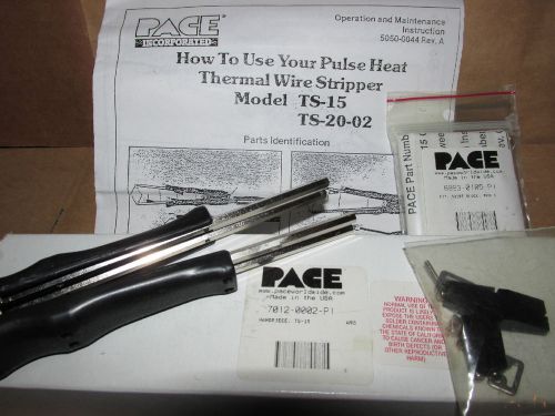 PACE TS-15 Striptweez Handpiece - Thermal Wire Stripper - 7012-0002-P1; GENUINE
