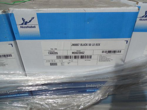 Interpon JN0007 BLACK Powder Coat Coating 50lbs New