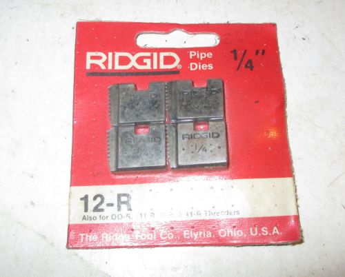 New Ridgid 1/4&#034;  Replacement Dies for 12-R, 111-R &amp; 00-R Threader Die Head