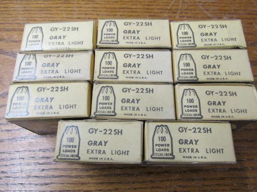New lot of 1100 speed .22 caliber gy-22sh short power loads fits hilti, ramset, for sale