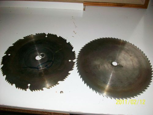 TWO SAW BLADES, USED, EXCELLENT CONDITION, 9 1/4 ,72 AND 80 TOOTH