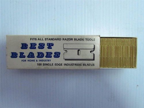 Best Blades 100 ct. Box of Razor Blade Tools- Free Shipping!!!