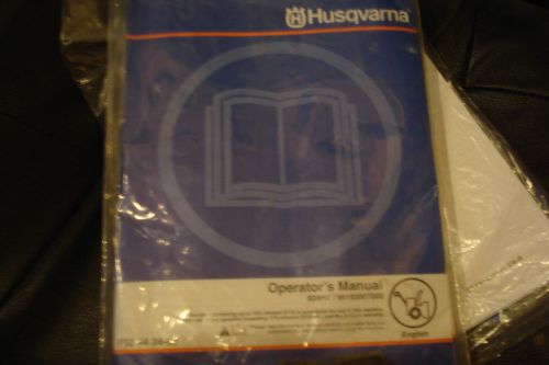 Husqvarna 924HV Snowblower Operator Packet