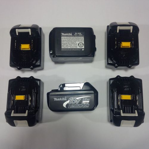 6 New Genuine Makita Batteries BL1830 3.0 AH 18 Volt For Drill, Saw, Grinder 18V