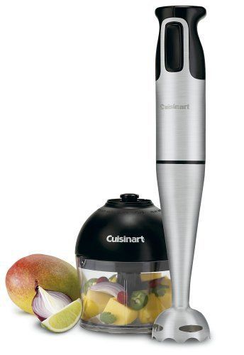 New cuisinart csb-77 smart stick hand blender with whisk and chopper attachments for sale