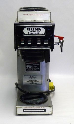 Bunn Omatic Bunn-o-Matic Commercial Coffee Maker with 3 Warmer &amp; Hot Water Spout